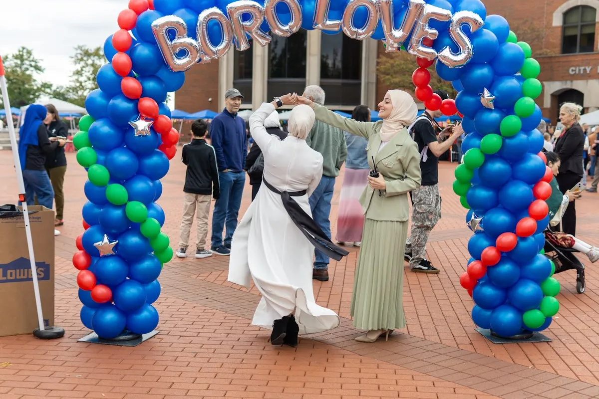 Neighbors of many faiths at the Love Your Neighbor festival in downtown Murfreesboro