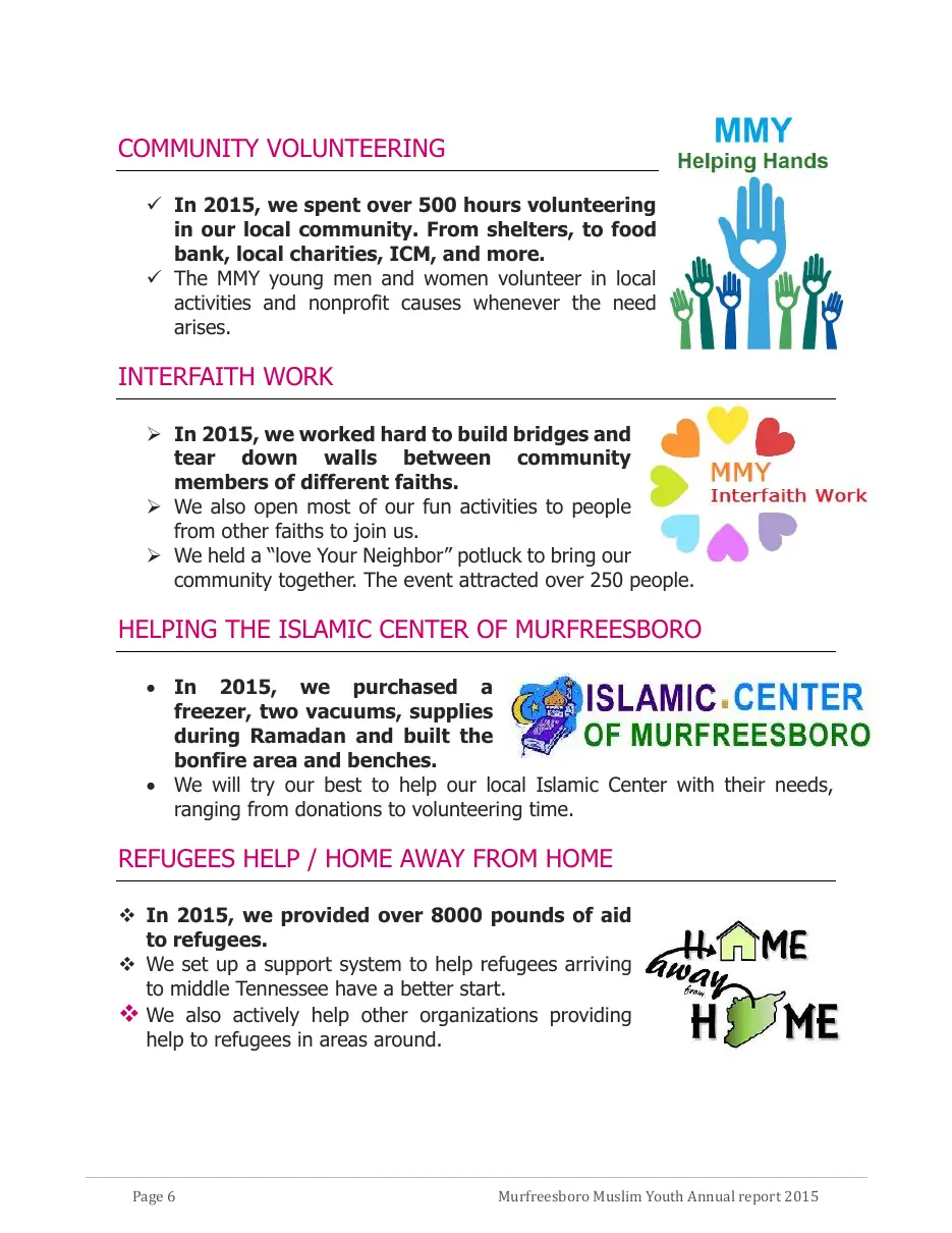 Page 7 of the 2015 annual report