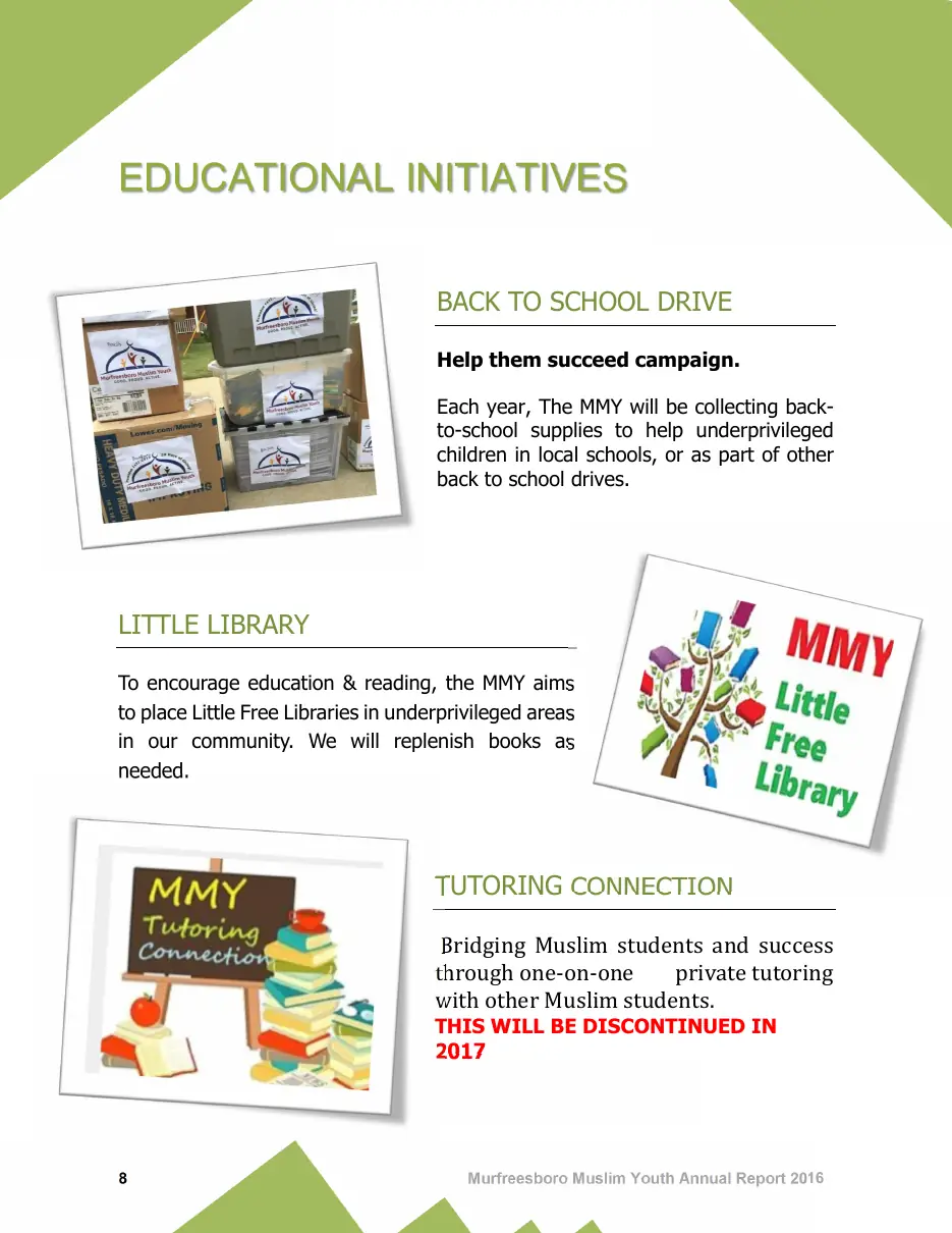 Page 8 of the 2016 annual report