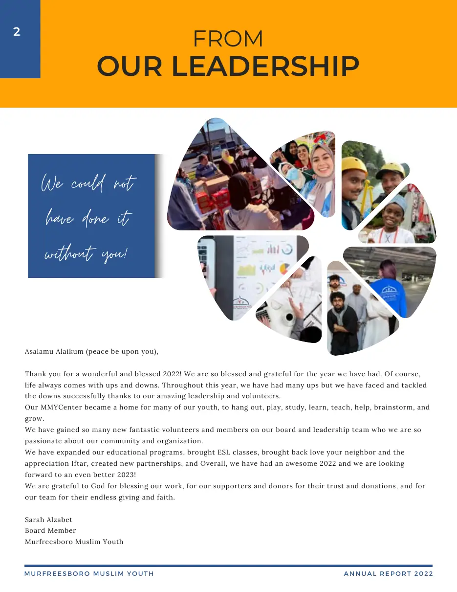 Page 4 of the 2022 annual report